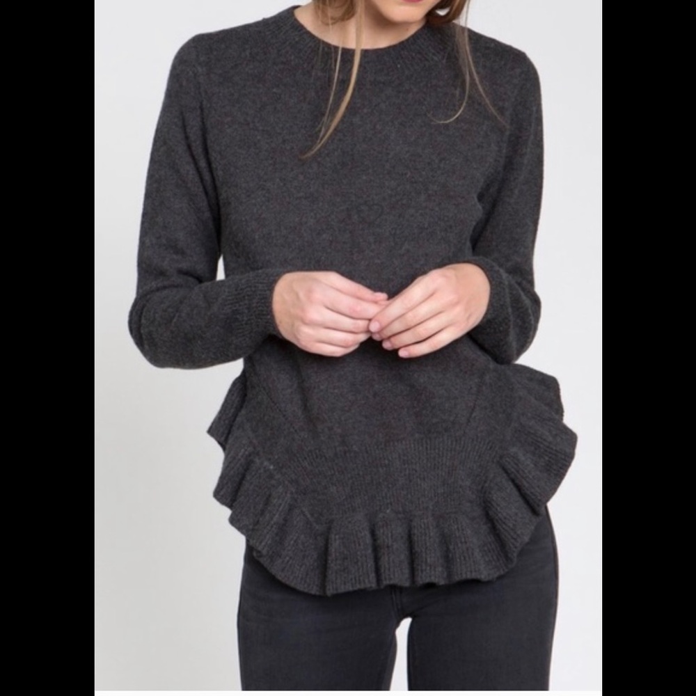 Peplum Grey Sweater